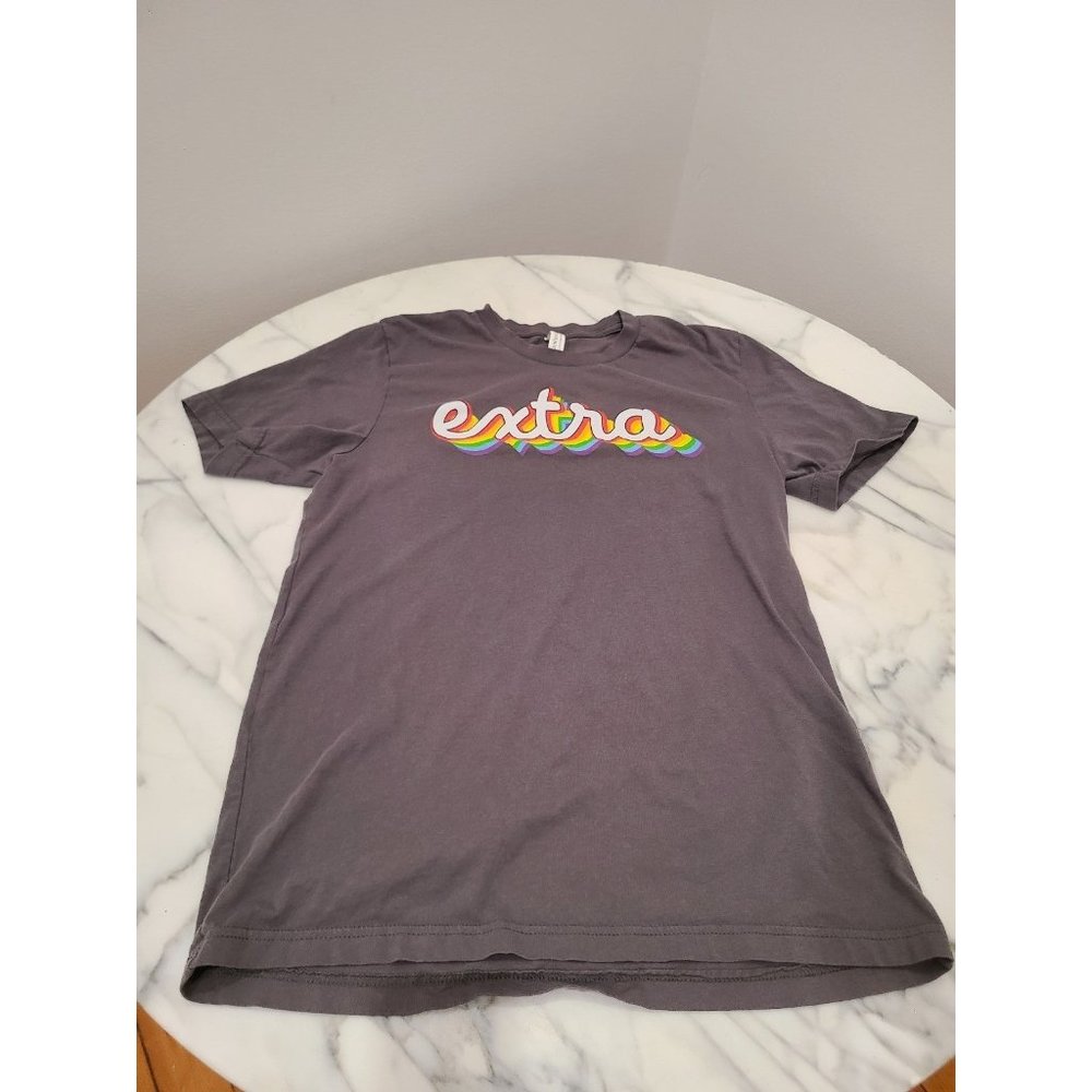 "Extra" T-Shirt, Grey, Size Large
